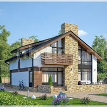 Проектирование домов из газобетона / Проект дома, Свердловский