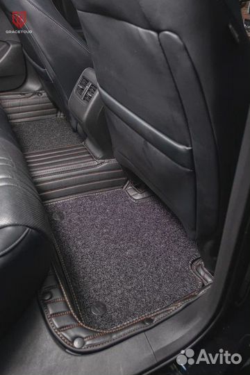 3D коврики из экокожи honda