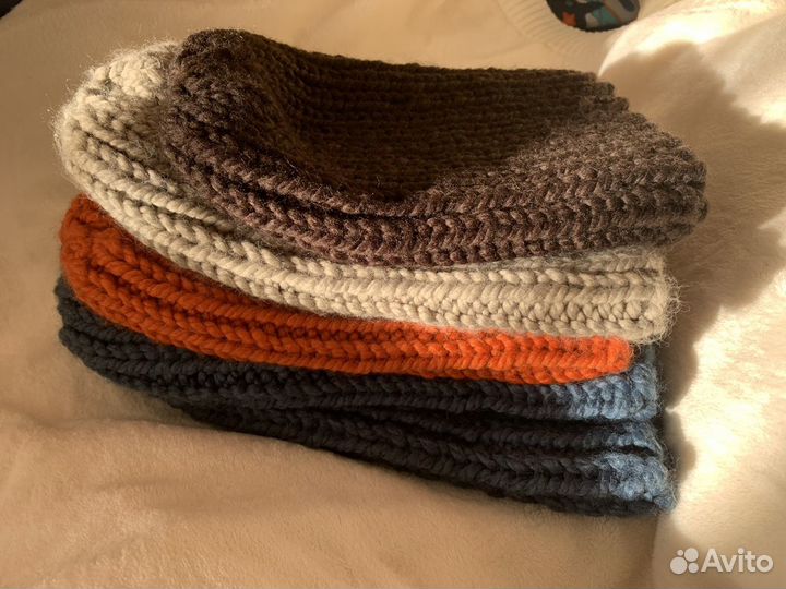 Шапки крупной вязки на заказ