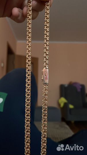 Цепь золотая мужская