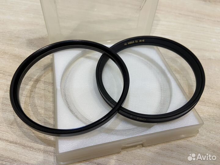 Светофильтры B+W 72 stern 4x и hama uv 390