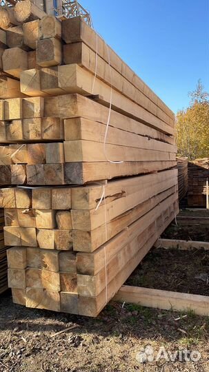 Брус естественной влажности 2 сорт 200х200х6,0