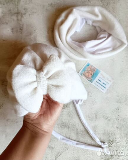 Шапка снуд детская Микки Минни Маус Зайка