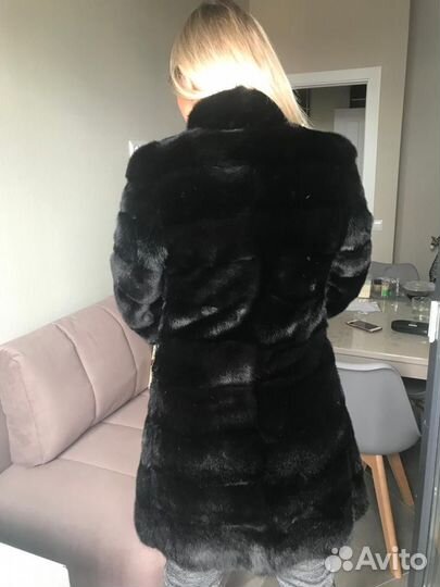 Шуба норковая поперечка