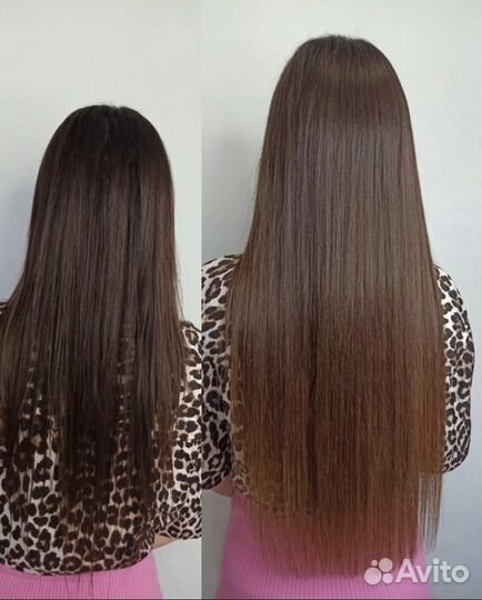 Бережное снятие нарощенных волос