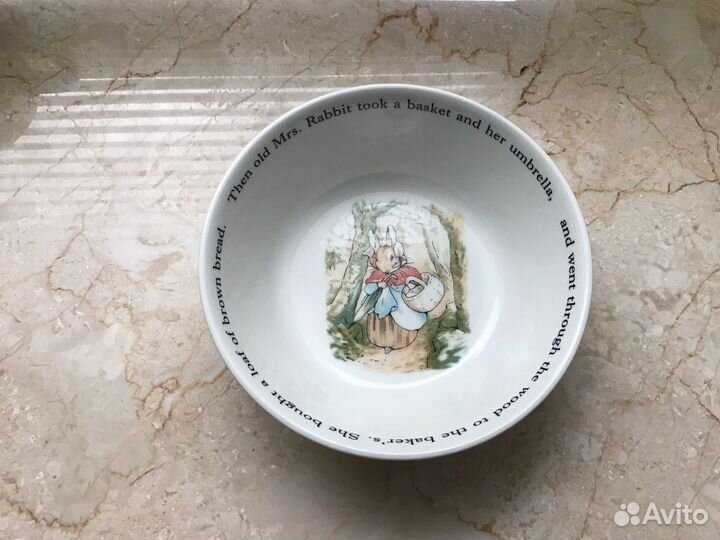 Набор детской посудыWedgwood Peter Rabbit 4 пред