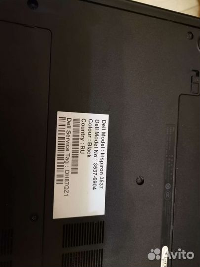 Ноутбук dell inspiron 3537-6904