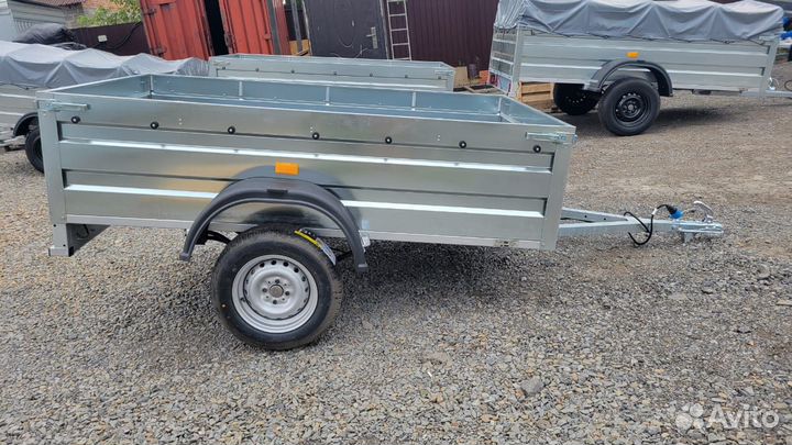 Легковой оцинкованный прицеп 2.2/1.3 борт 0.5 м