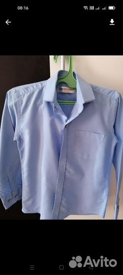 Рубашки для школы на 6,7,8,9,10лет