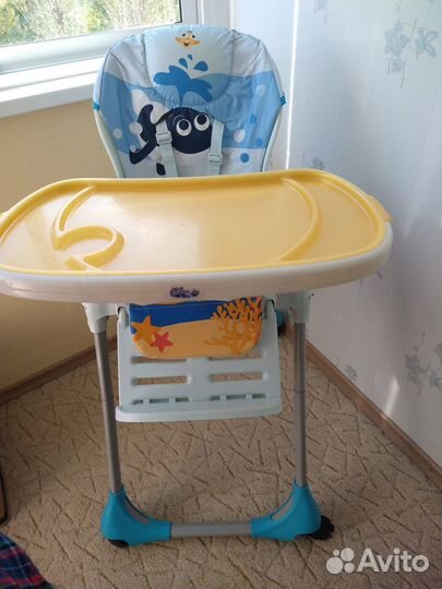 Стул для кормления Chicco Polly Sea Dreams 2 в 1