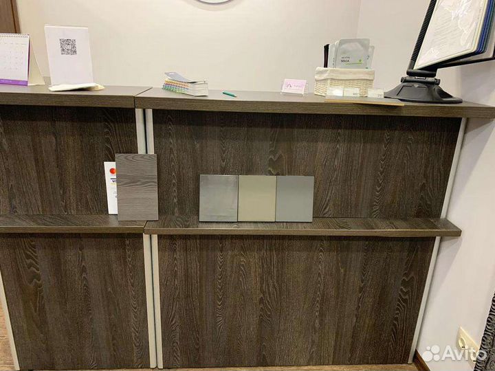 Стойка рецепшен угловая бу