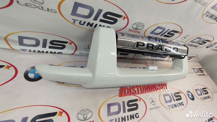 Кенгурятник Toyota Land Cruiser Prado 120 white