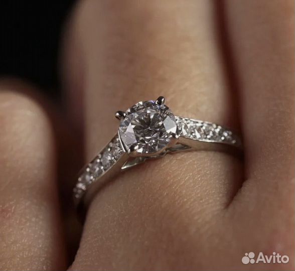 Кольцо Cartier solitaire