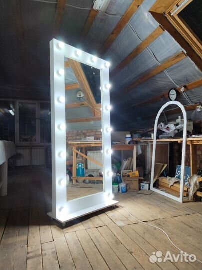 Гримерное зеркало. Зеркала с подсветкой