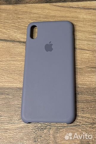 Силиконовый чехол для iPhone XS Max лавандовый