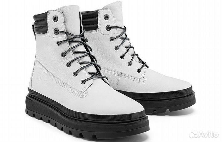 Timberland Greenstride Ray City Waterproof Wide Fit Boot 'White Full Grain' Women's (39,5)