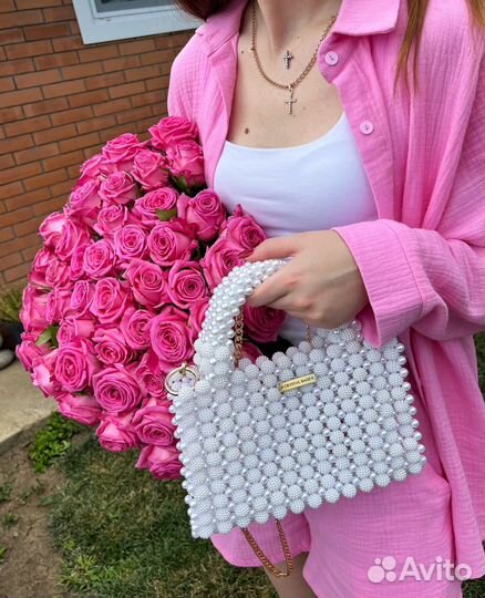 Сумка из бусин ручной работы