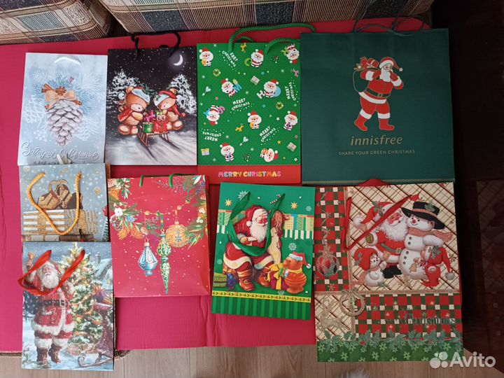 Пакет подарочный и новогодний