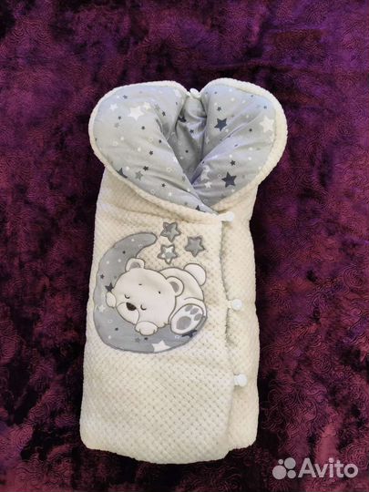 Одеяло конверт зимний на выписку