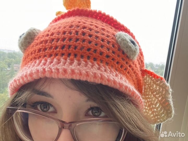 Шапка рыба покемон меджикарп для рыбалки