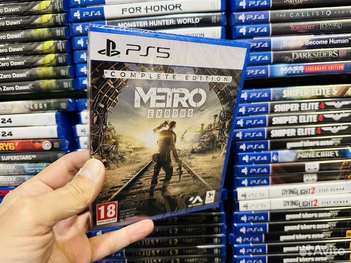 Metro exodus ps5 диск новый