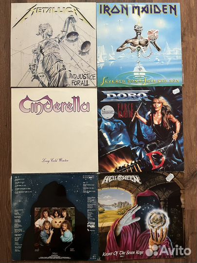 Виниловые пластинки оригиналы Метал, Рок