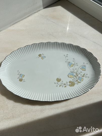 Блюдо большое Jlmenau Ильменау ГДР