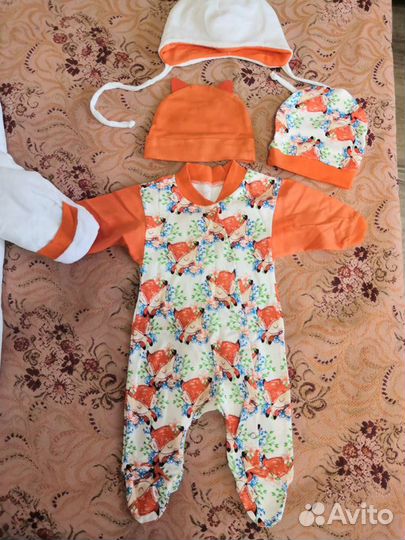 Костюм лисички на выписку из роддома