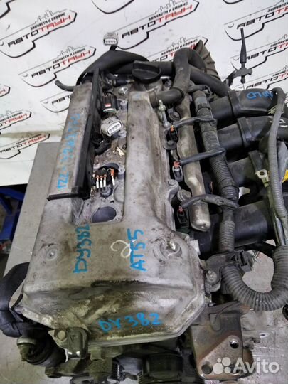 Двигатель toyota pontiac 1ZZ-FE. voltz will VS wish. ZZV50 ZZV50G ZZW30 впуск пластик заслонка механ