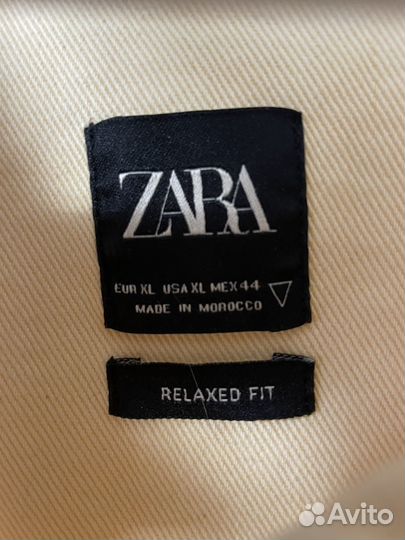 Куртка рубашка zara мужская