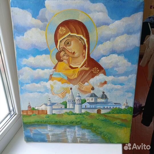 Картина маслом на холсте бу