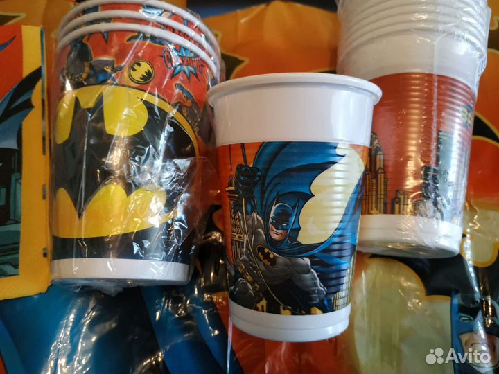 Скатерть(клеёнка) и другая атрибутика 'Бэтмен'