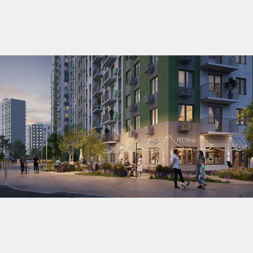 1-к. квартира, 30,9 м², 10/16 эт.