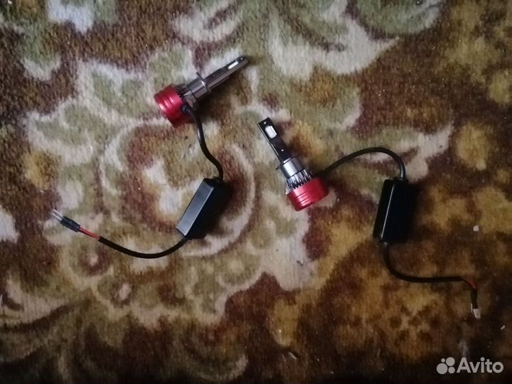 Лампочки светодиодные h1 комплект