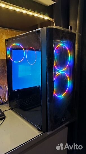 Игровой и рабочий компьютер Ryzen 5600G, 64Gb RAM