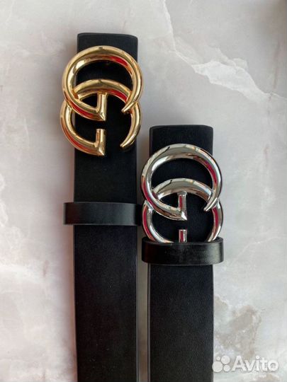 Ремень женский гуччи кожанный новый