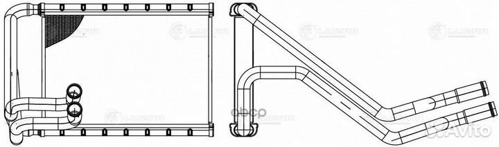 Радиатор отоп. для а/м Hyundai Sonata (05) /Gra