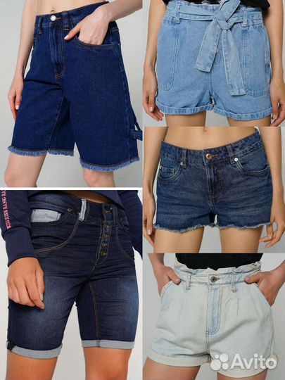 Джинсовые шорты новые 42,46,48,50