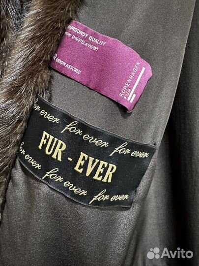 Шуба норковая с капюшоном