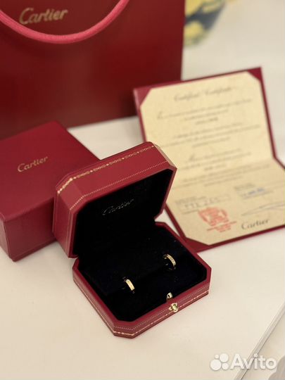 Серьги Cartier Love