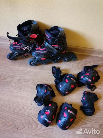 Роликовые коньки детские раздвижные