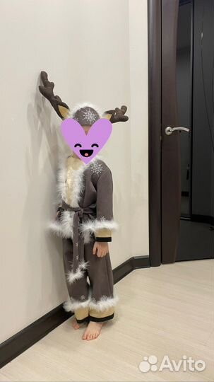 Новогодний костюм олень 4-5 лет