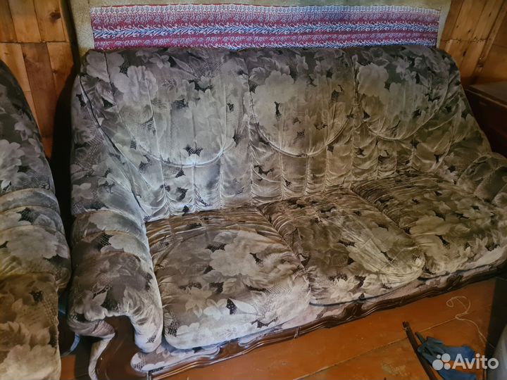 Диван и 2 кресла бу