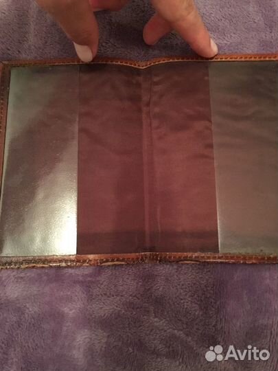 Обложка на паспорт натуральная кожа