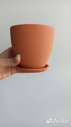 Глиняный горшок, горшок из керамики,новый