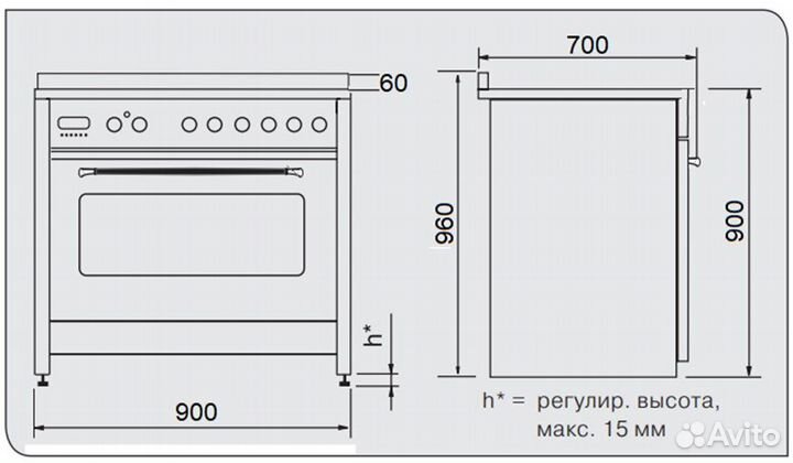 Плита M&G ZBM 3399 BOR