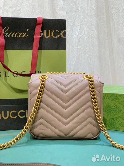 Сумка натуральная кожа gucci с ремешком