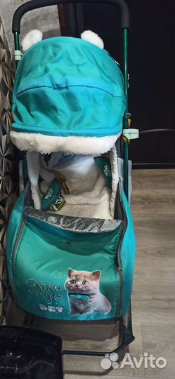 Детские санки коляска