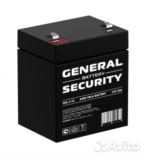 Новый аккумулятор GSL5-12 general security