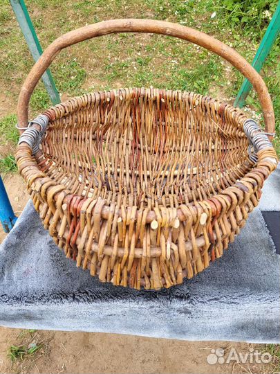 Корзина плетеная для грибов
